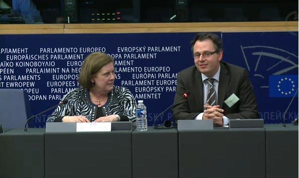 Catherine Trautmann, Member of the European Parliament and Christophe Geiger, Director General of the CEIPI